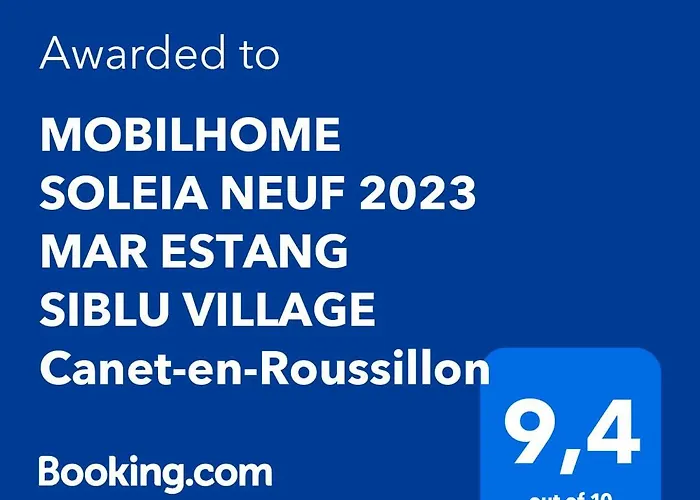 Mobilhome Soleia Neuf 2023 Mar Estang Siblu Village 4* 卡内